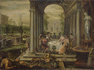 The Parable of the Rich Man and Poor Lazarus by Lodewijk Toeput
